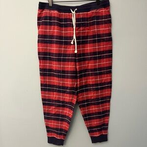 Garnet Hill Flannel Joggers